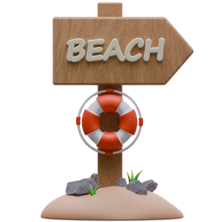 Beach Board  3D Icon