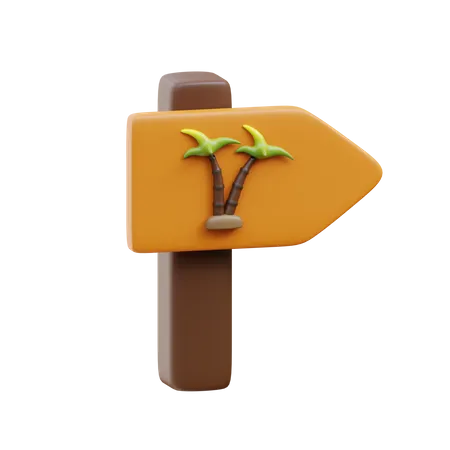 Beach Board  3D Icon