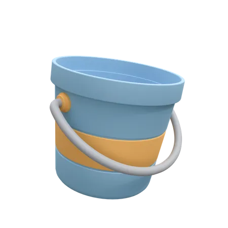 Beach Bucket  3D Icon