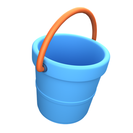 Beach Bucket  3D Icon