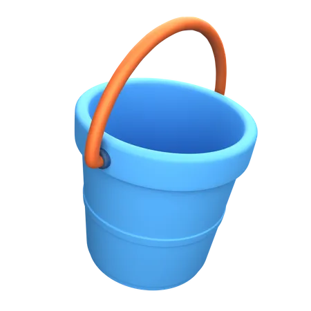 Beach Bucket  3D Icon