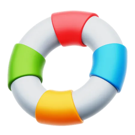 Beach Buoy  3D Icon