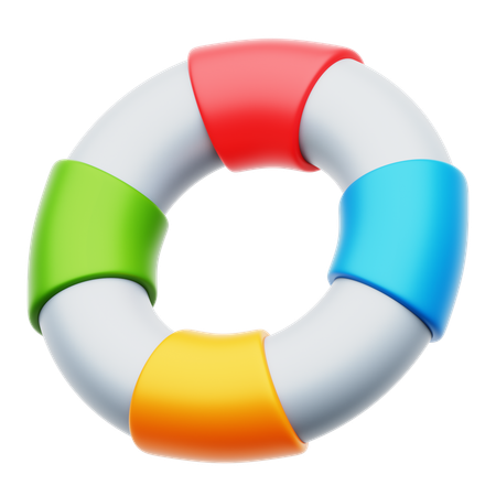 Beach Buoy  3D Icon