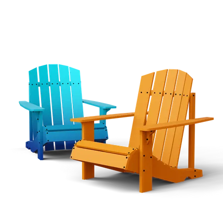 Beach Chair  3D Icon