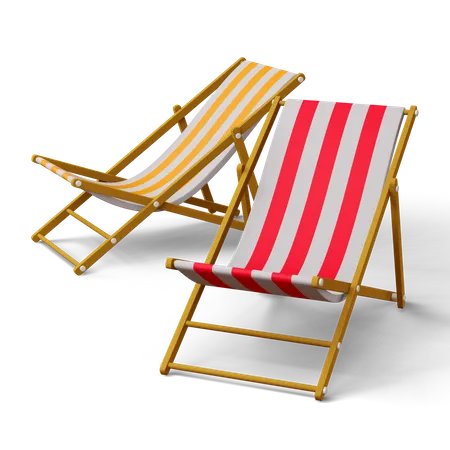 Beach Chair  3D Icon