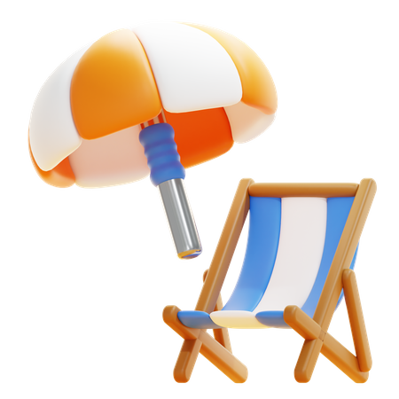 BEACH CHAIR  3D Icon