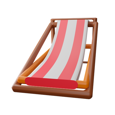 Beach Chair  3D Icon