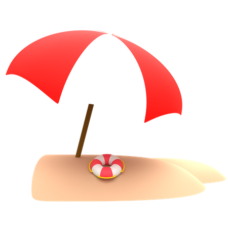 Beach Chair  3D Icon