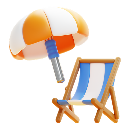 BEACH CHAIR  3D Icon