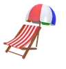 Beach Chair With Umbrella