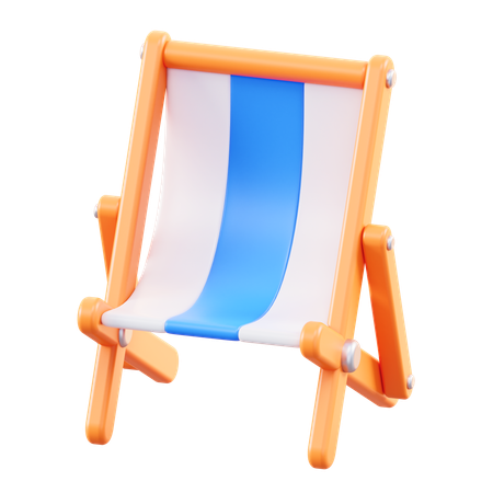 해변 의자  3D Icon