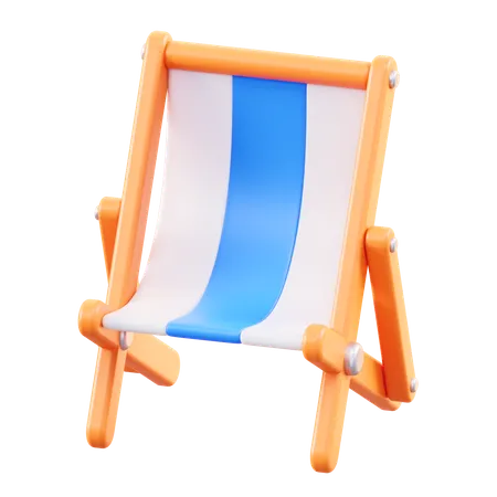 해변 의자  3D Icon