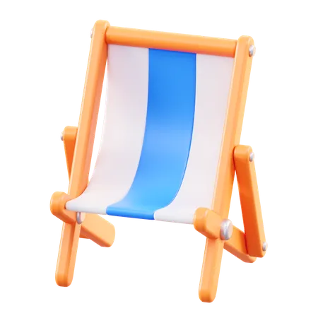 Beach Chairs  3D Icon