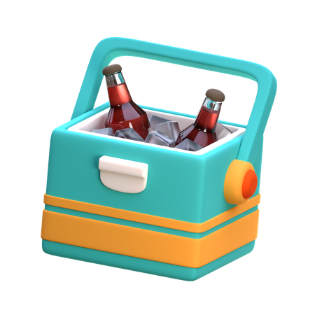 Beach Cooler  3D Icon