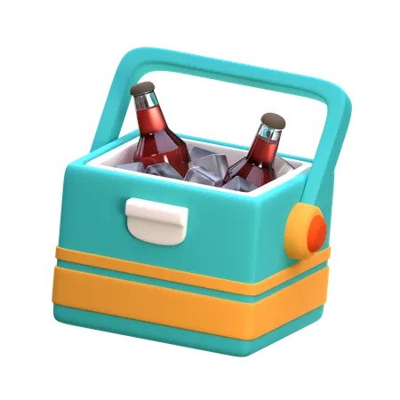 Beach Cooler  3D Icon