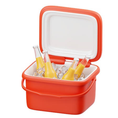 Beach Cooler  3D Icon