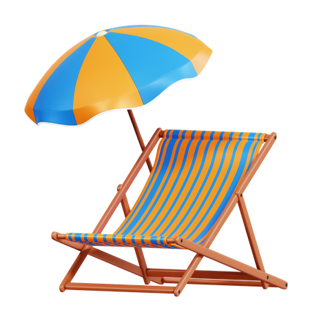 Beach Deck  3D Icon