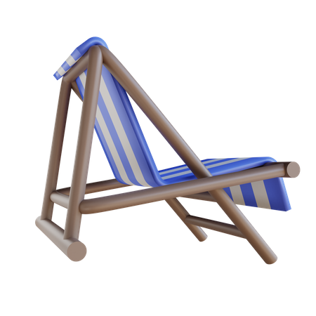 Beach Deck  3D Illustration