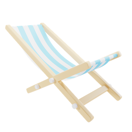Beach Deck 3D Icon