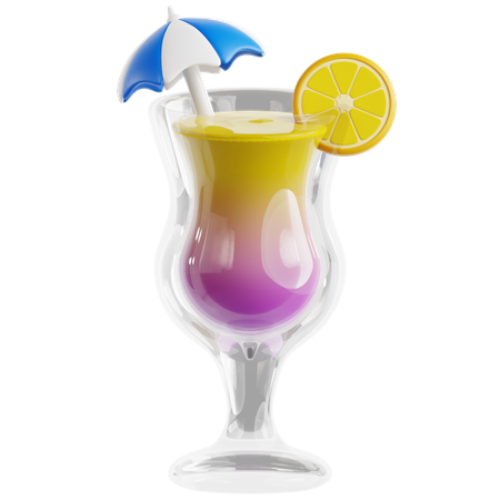 Beach Drink  3D Icon