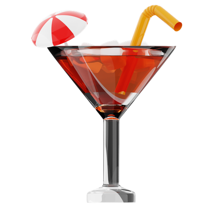 Beach Drink  3D Icon