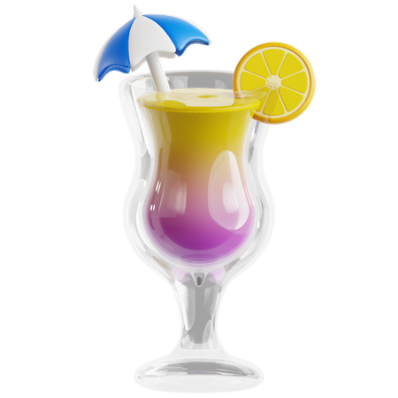 Beach Drink  3D Icon