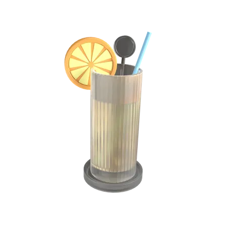 Beach Drink 3D Illustration