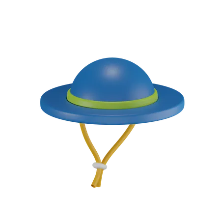 Beach Hat 3 D Illustration 3D Icon