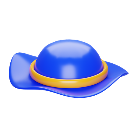 Beach Hat  3D Icon