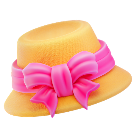 Beach Hat  3D Icon