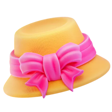 Beach Hat  3D Icon