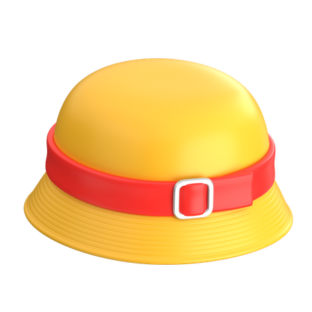 Beach Hat  3D Icon