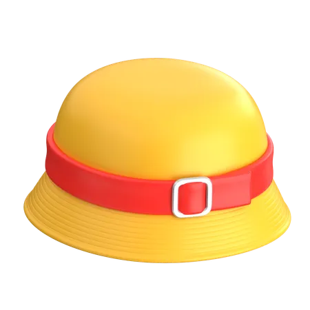 Beach Hat  3D Icon