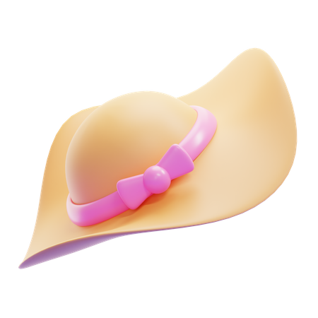 BEACH HAT  3D Icon