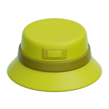 Beach Hat  3D Icon