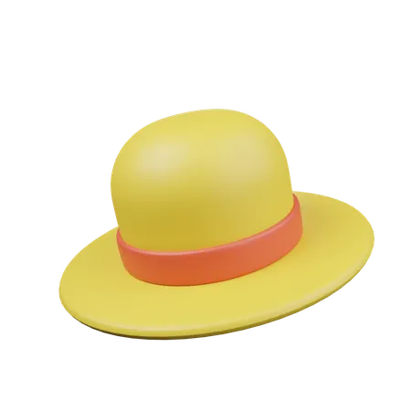 Beach Hat  3D Icon