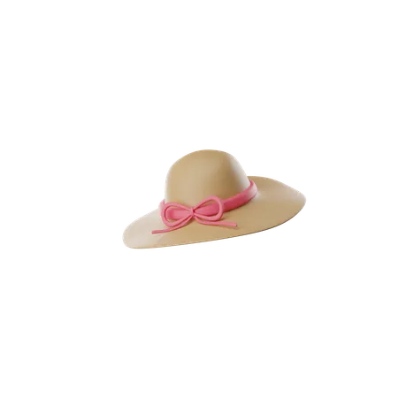 Beach Hat  3D Icon