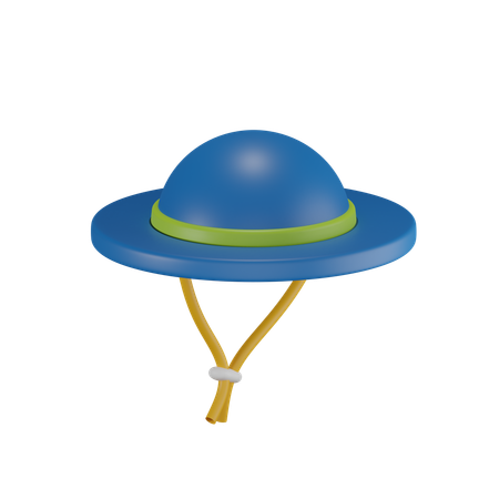 Beach Hat  3D Icon