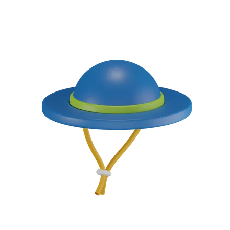 Beach Hat  3D Icon