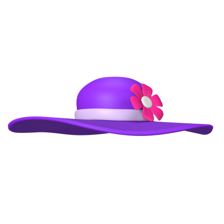Beach Hat  3D Icon