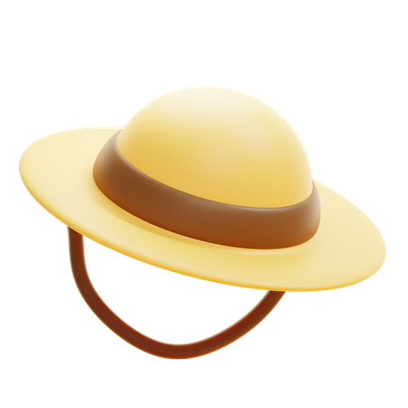 BEACH HAT  3D Icon