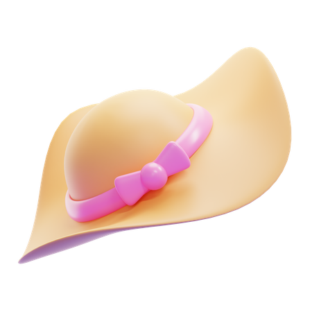 BEACH HAT  3D Icon