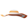 floppy hat 3d illustration