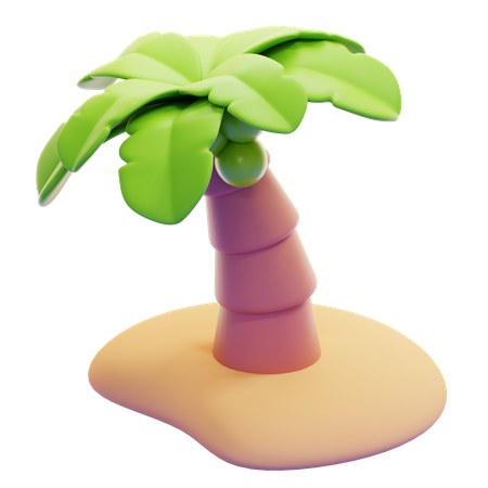 BEACH ISLAND  3D Icon