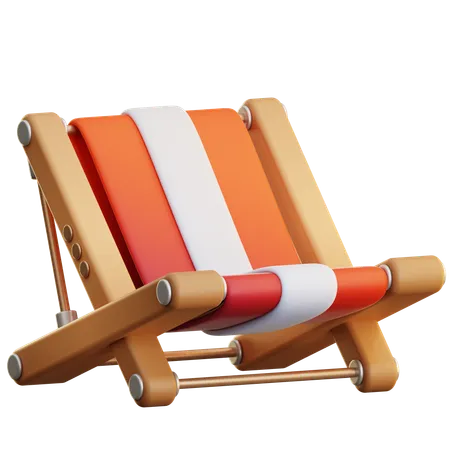 BEACH LAUNGE CHAIR  3D Icon