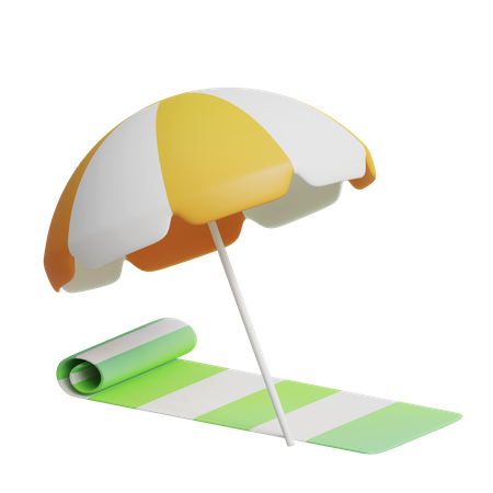 Beach Mat 3D Icon