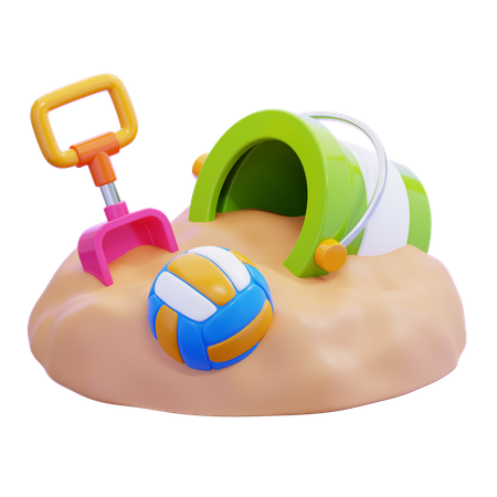 Beach Sand  3D Icon