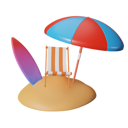 Beach Sand  3D Icon
