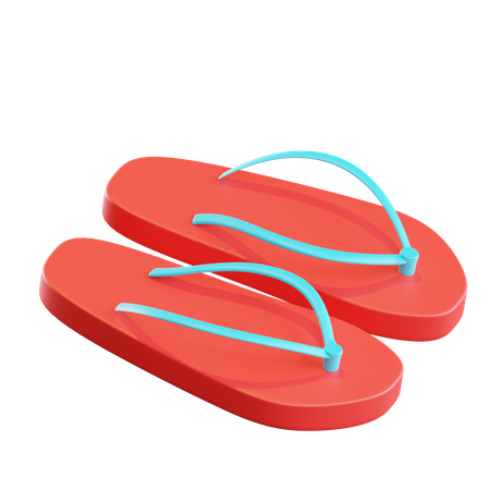 Beach Sandals  3D Icon