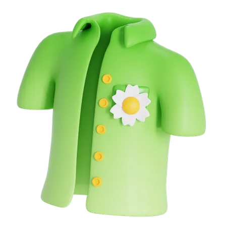 Beach Shirt  3D Icon
